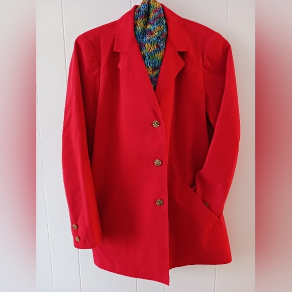 Vintage Red Suede Nat Kaplan Jacket - Picture 1 of 3